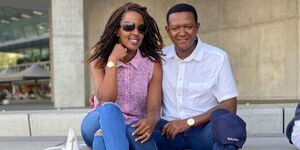 Machakos Governor Alfred Mutua and former first lady Lilian Nganga.