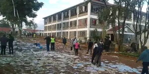 Footage showing the aftermath of protests by students at Litein Boys High School in Kericho on Sunday, September 21, 2025.