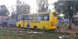 The after-school students went on a rampage at Litein High School over a football match. 