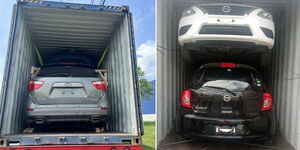 Loading Cars on Containers