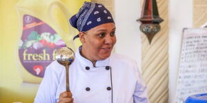A photo of celebrated Kenyan chef Maliha Mohammed.