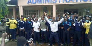 A file image of students at the Maranda High School