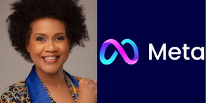 A collage of Tanzania Activist Maria Sarungi and Meta