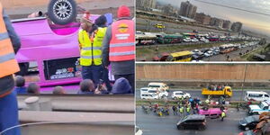 Matatu accident Thika Road