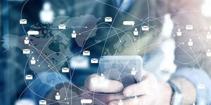 A representation of wireless mobile networks.