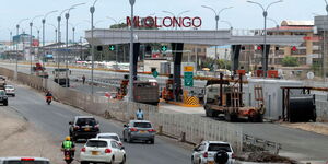 A section of Mombasa Road in Mololongo.