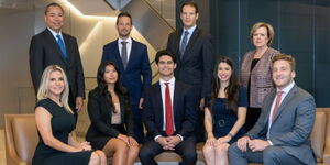 A Morgan Stanley, Private Wealth Management staff group photo