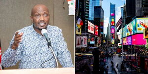 Moses Kuria and New York