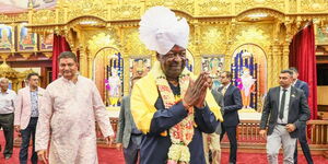 Mudavadi at the Shree Swaminarayan Silver Jubilee Celebrations in Nairobi