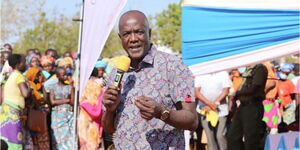 Kilifi Governor Gideon Mung'aro in a past function. 10.11.2022