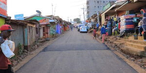 A section of traders conducting businesses in Murang'a town.