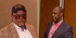 Collage of Jubilee party vice chair David Murathe (left) and Jubilee party secretary general Jeremiah Kioni 