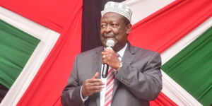 Prime Cabinet Secretary Musalia Mudavadi during Iftar at Ulinzi Sports Complex, Nairobi on April 14, 2023.