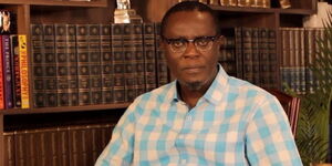 A photo of political analyst Mutahi Ngunyi