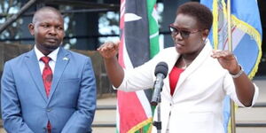 Governor Kawira Mwangaza and her Deputy Mutuma M’Ethingia
