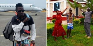 Fredrick Marwa poses for a photo with his family members in an undated photo