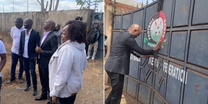FKF Boss Nick Mwendwa at their headquarters on Septemeber 20, 2022.