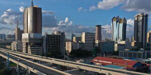 A section of the Nairobi Central Business District (CBD).