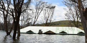 Flooding in Nakuru in November 5, 2020.