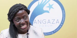 IMF Director Nancy Onyango during the Angaza Forum in Kigali, Rwanda, on August 2023