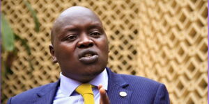 Nandi Senator Samson Cherargei at Parliament Building.