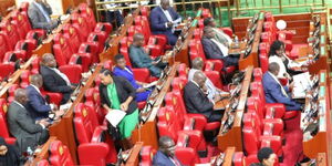 MPs in the National Assembly during a session Thursday April 27, 2023