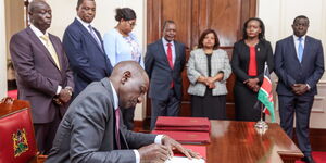 President assents to NGCDF and National Lottery Bill at State House Kenya on Monday 11, December 2023