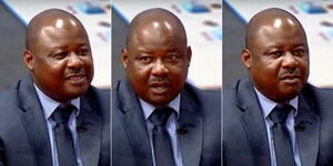 A collage of Mzabibu song artist Zablon Ndale during an interview on Friday, January 26, 2024. 