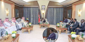 Economist David Ndii accompanies President Ruto on his trip to Riyadh, Saudi Arabia in November 2023