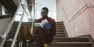 A photo of Nhial Deng, who has won the Global Student Prize Award 2023.