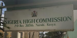 A photo of the Nigeria High Commission (NHC).