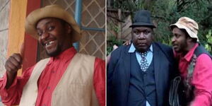 A photo collage of Citizen TV Papa Shirandula show actor Kenneth Gichoya alias Michael Njoroge.