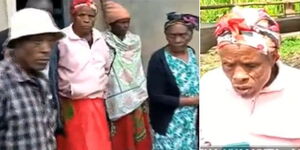 Screengrab images of a Nyamira family missing 11 members to a church on Sunday, April 30. 