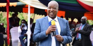 Governor Nyaribo speaks at a past function 