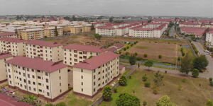 A photo of Nyayo Estate in Nairobi County.