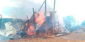 Fire in Kiawara Slums, Nyeri