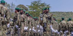 National Youth Service pass-out in Gilgil, Nakuru on December 8, 2023.
