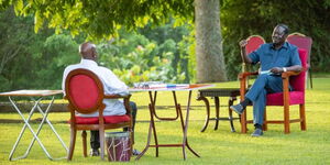 Museveni meets Raila 