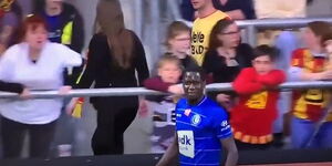 Gents Defender Joseph Okumu during a match against Mechelen on Tuesday, May 10. 