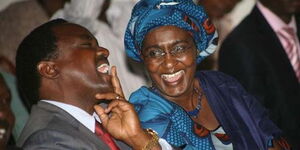Wiper Leader Kalonzo Musyoka and his Wife Pauline Musyoka