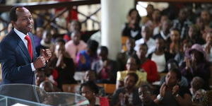 A church service at Parklands Baptist 