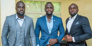 Three business partners behind Ad Media Communication Company in Kenya 