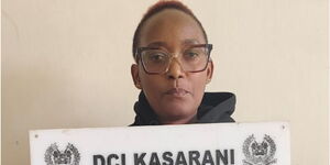 Passy Ma Trevor after arrest by DCI on Thursday, September 12