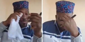 Pastor Ng'ang'a crying