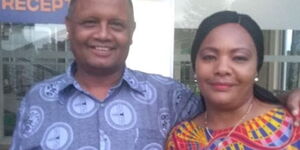 Pauline Sheghu (right) with Veteran KBC Anchor Badi Muhsin (left)