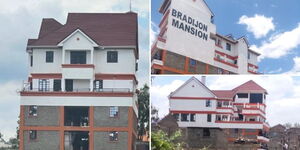 A photo collage of a penthouse located along Zimmerman, Nairobi. 