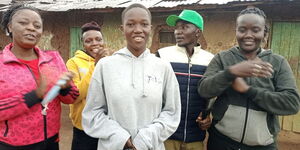 Marriet Achieng, a student who was willing to sell her kidney to get school fees.