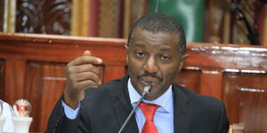 Makueni Senator Daniel Maanzo Speaking in Parliament