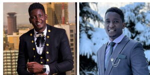 A photo collage of Pius Mithika (Msaidizi) Kenyan man who trademarked the name 'Msaidizi'