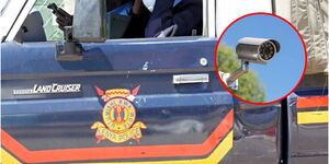 Police car/ CCTV footage